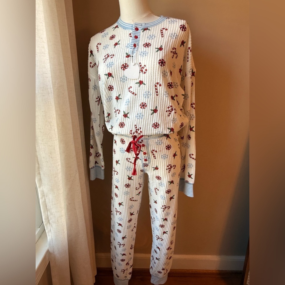 NWT PJ Salvage Christmas Pajama Set - Picture 1 of 5